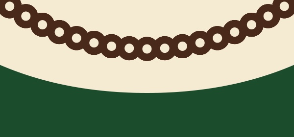 Round bead border