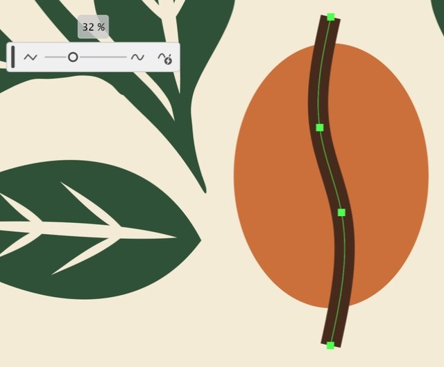 The Smooth tool slider at about 30 percent