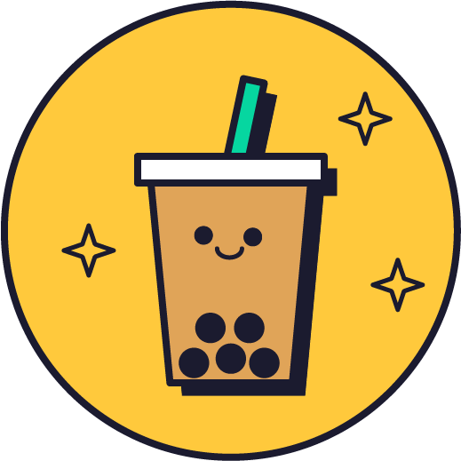 Boba cup icon