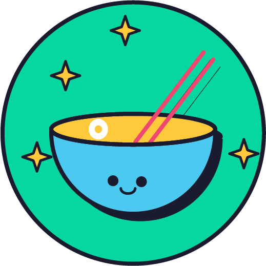 Ramen bowl icon
