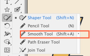 The Smooth tool is in the Shaper tool group.